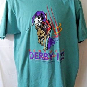 Kentucky Derby T Shirt Large 1996 Pale Green